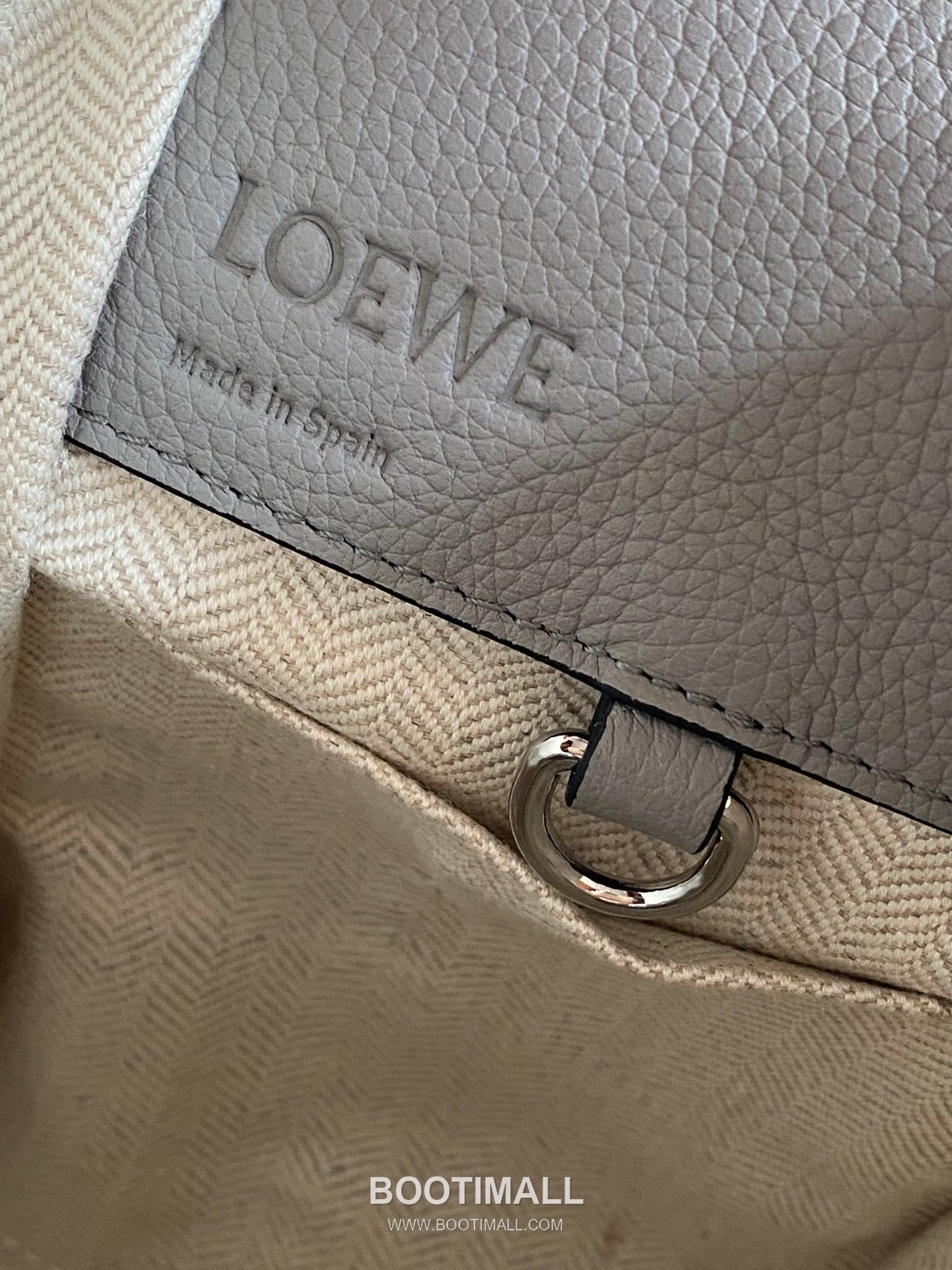 Loewe Hammock Compact Grained Calfskin Leather Shoulder Bag 8047 로에베 해먹 컴팩트 그레인 카프스킨 숄더 크로스백 20cm 9