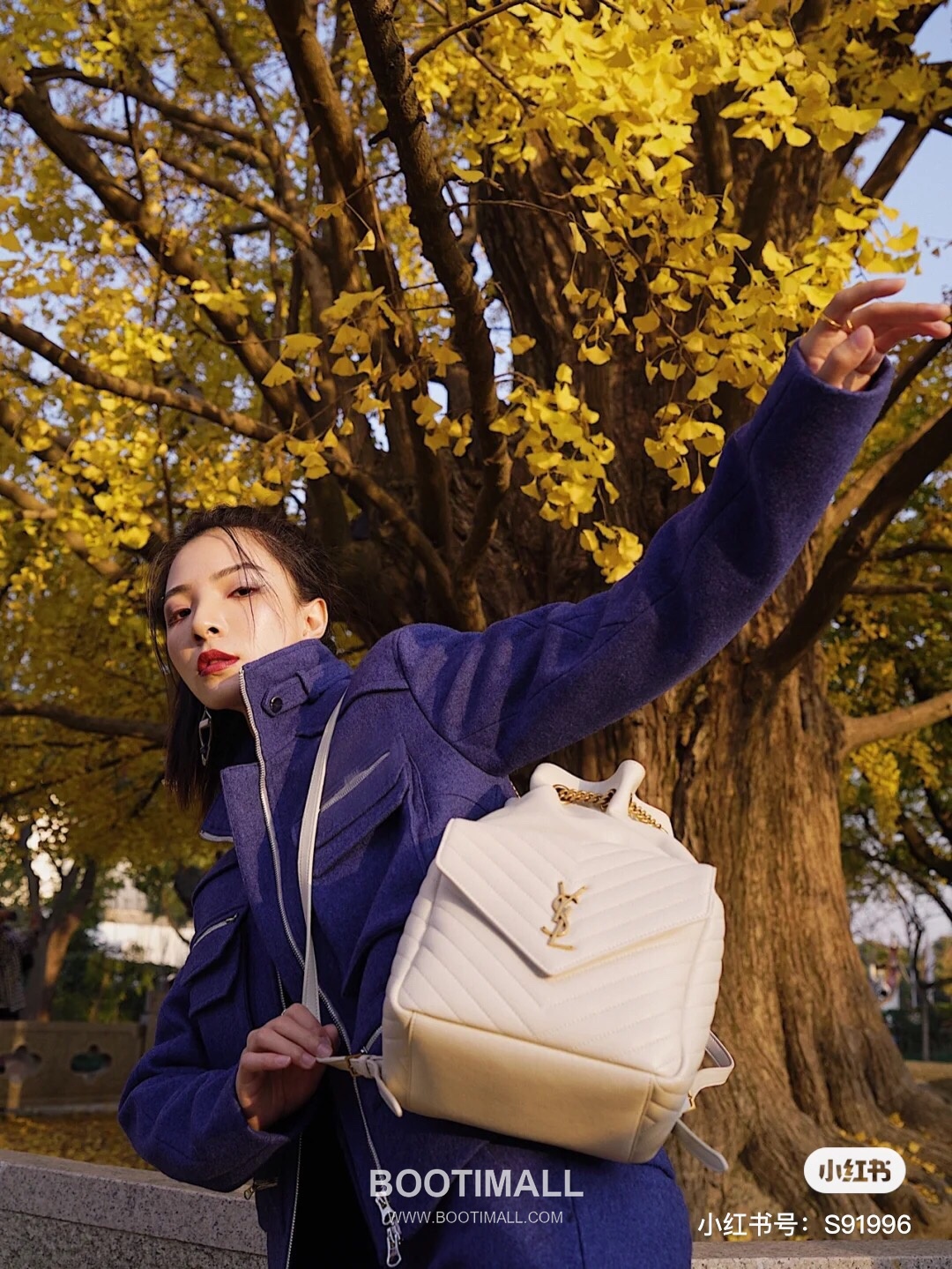 Saint Laurent Monogram Flap Pocket Lambskin Backpack 672609 생로랑 모노그램 램스킨 플랩 백팩 29cm 6