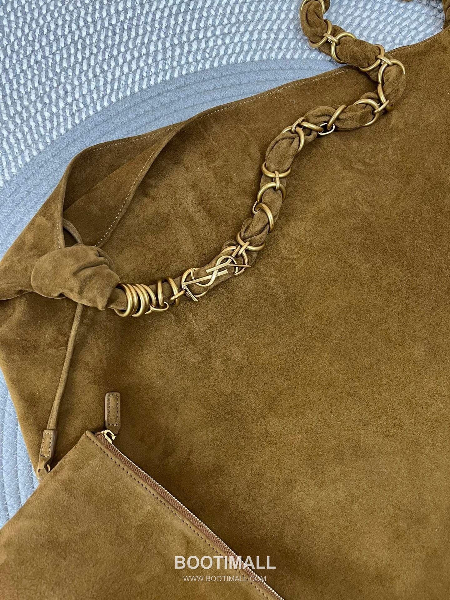 Saint Laurent Amalia Suede Leather Tote Bag 834750 생로랑 아말리아 스웨이드 레더 토트백 47cm 11