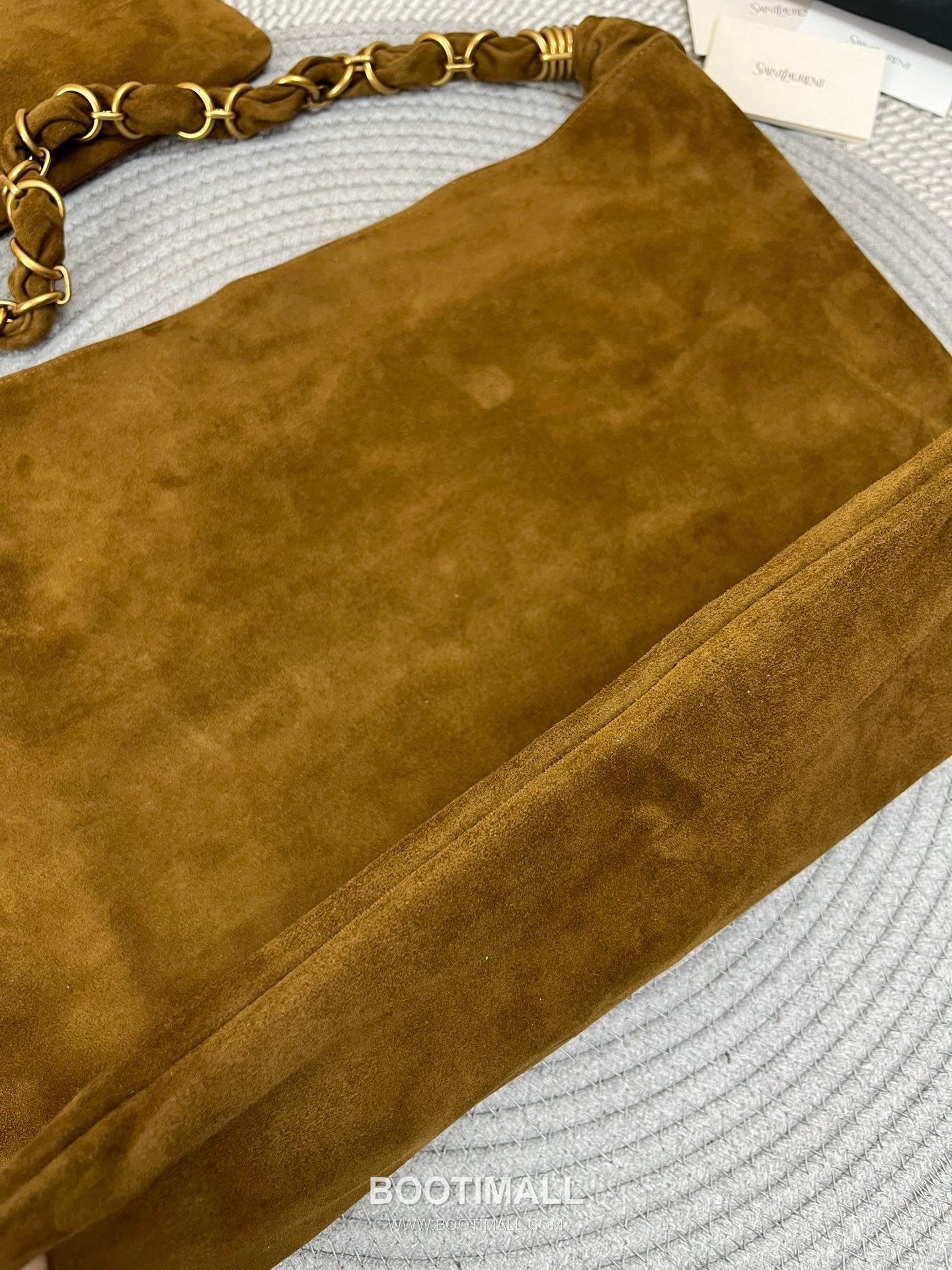 Saint Laurent Amalia Suede Leather Tote Bag 834750 생로랑 아말리아 스웨이드 레더 토트백 47cm 12