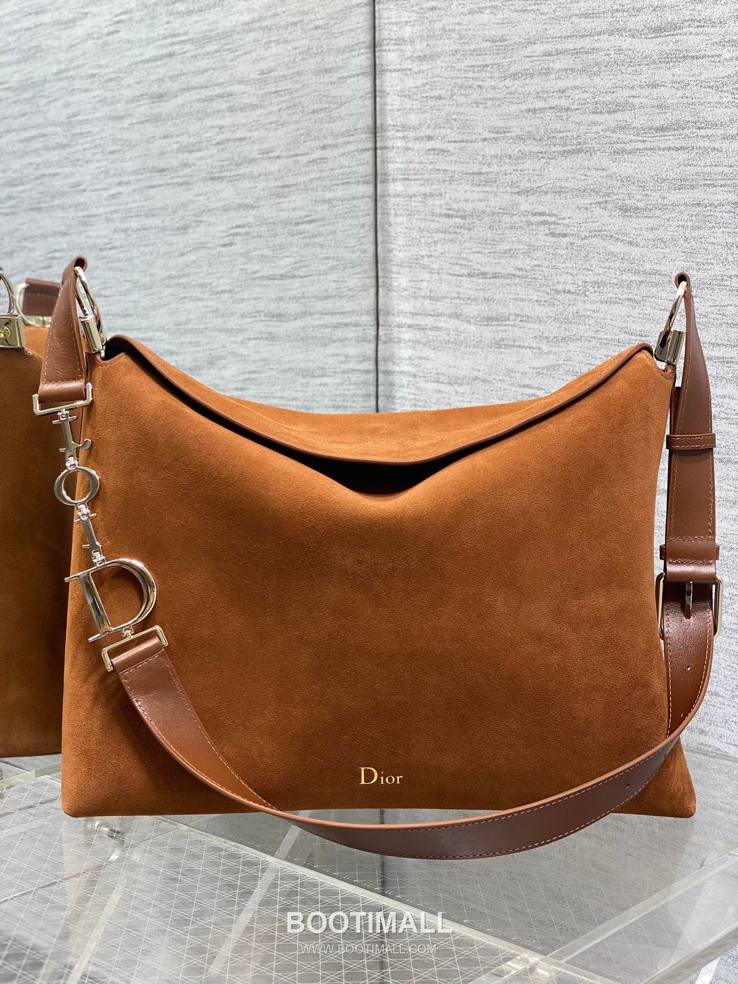 Dior Christian Dior Suede Leather Hobo Shoulder Bag 디올 크리스찬 디올 스웨이드 레더 호보 숄더 크로스백 39cm 1