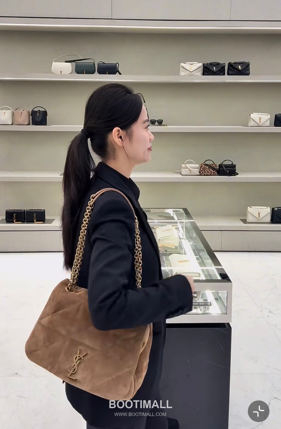 Saint Laurent Jamie Lambskin Mini Chain Shoulder Bag 766754 생로랑 제이미 램스킨 미니 체인 숄더 크로스백 20cm 1