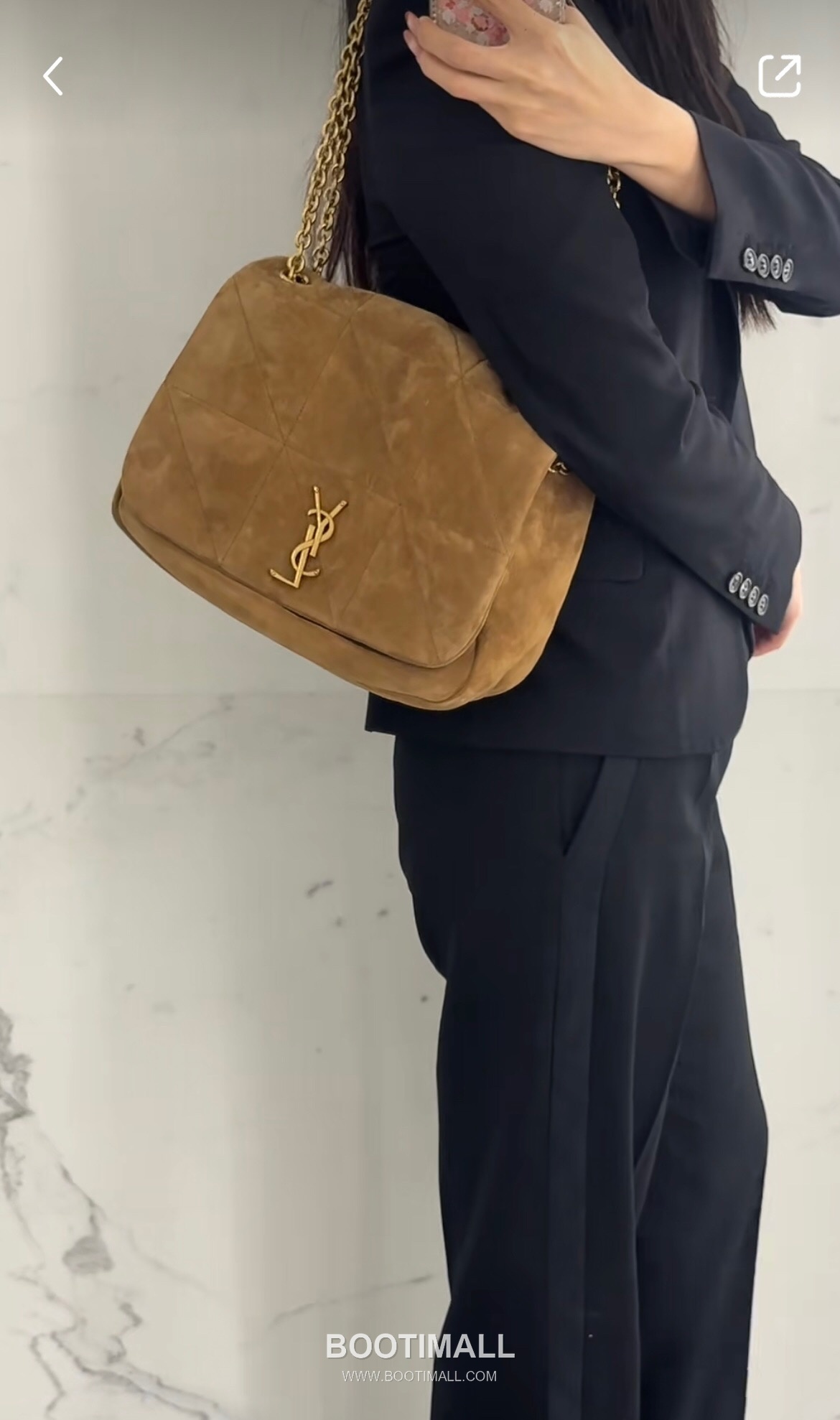 Saint Laurent Jamie Lambskin Mini Chain Shoulder Bag 766754 생로랑 제이미 램스킨 미니 체인 숄더 크로스백 20cm 2