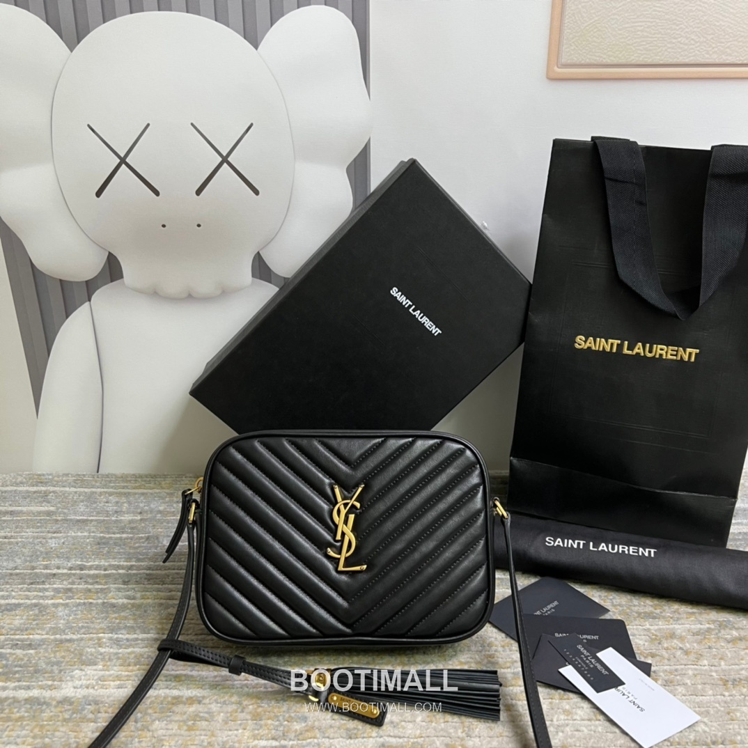 Saint Laurent Lou Calfskin Leather Camera Bag 574494 생로랑 루 카프스킨 레더 카메라 크로스백 23cm 10