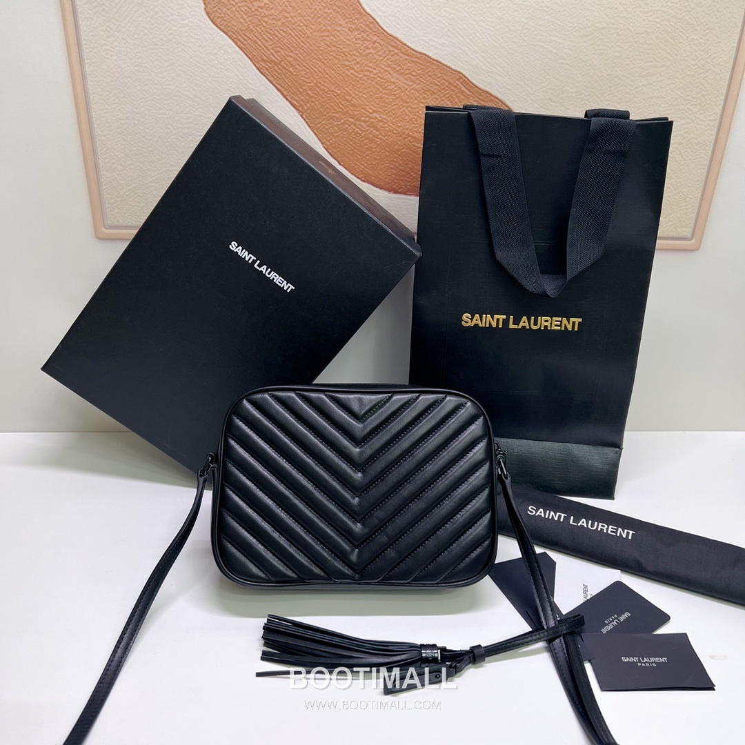 Saint Laurent Lou Calfskin Leather Camera Bag 574494 생로랑 루 카프스킨 레더 카메라 크로스백 23cm 11