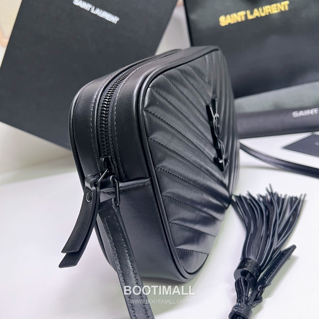 Saint Laurent Lou Calfskin Leather Camera Bag 574494 생로랑 루 카프스킨 레더 카메라 크로스백 23cm 12