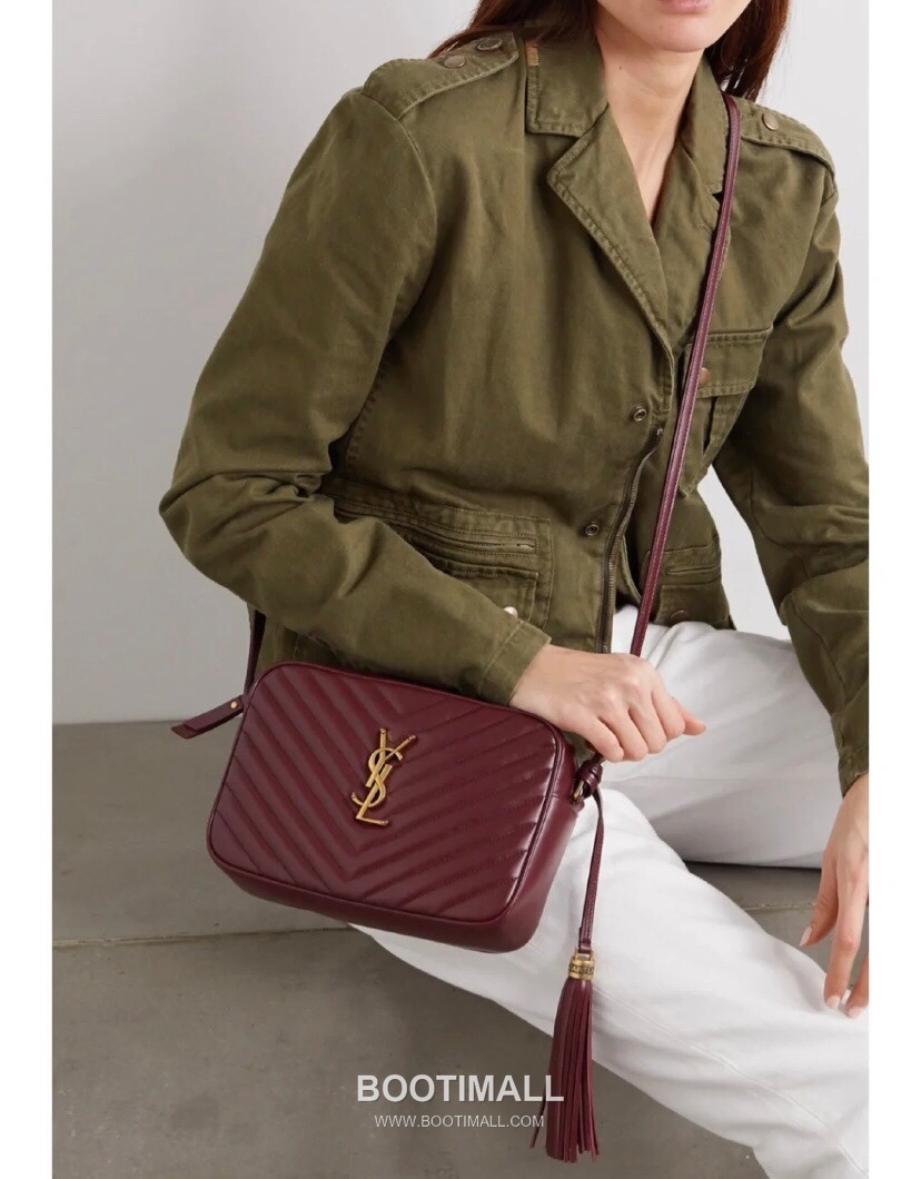 Saint Laurent Lou Calfskin Leather Camera Bag 574494 생로랑 루 카프스킨 레더 카메라 크로스백 23cm 3