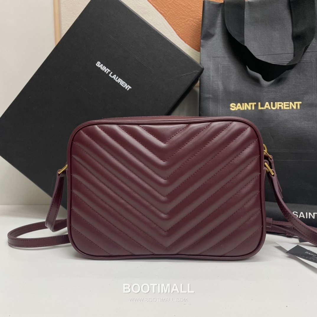 Saint Laurent Lou Calfskin Leather Camera Bag 574494 생로랑 루 카프스킨 레더 카메라 크로스백 23cm 10