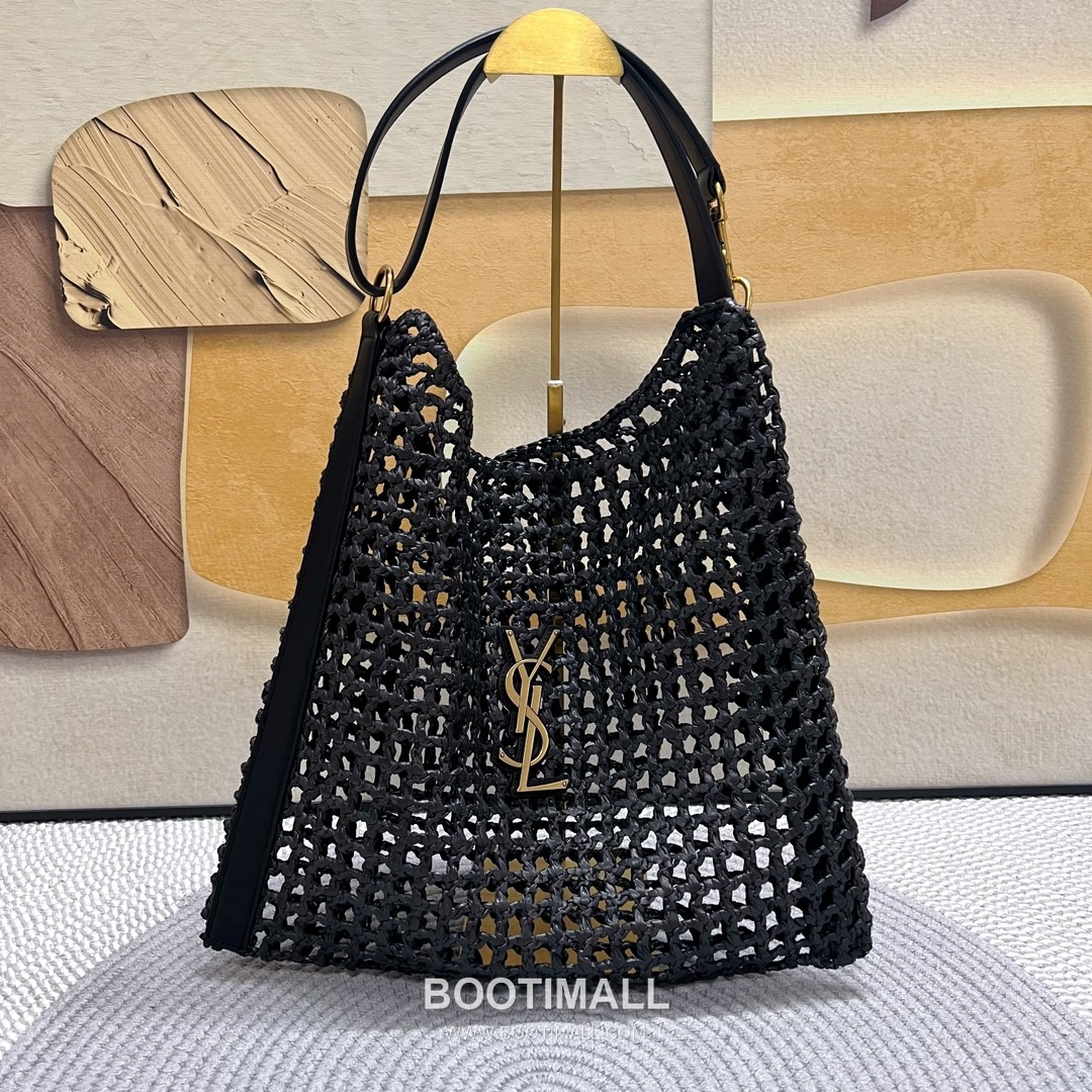 Saint Laurent Oxalis Raffia Woven Shoulder Bag 781289 생로랑 옥살리스 라피아 위븐 숄더백 40cm 6
