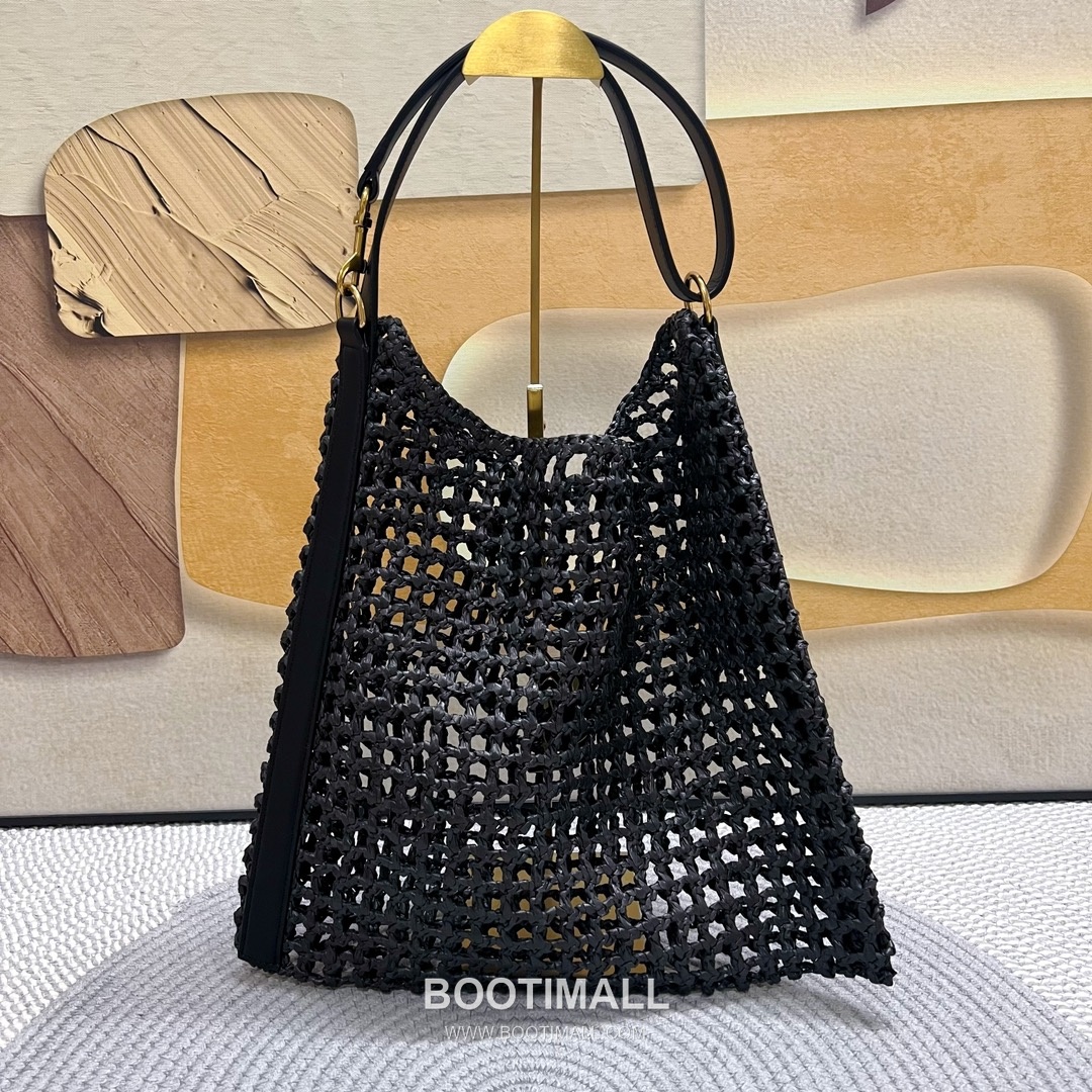 Saint Laurent Oxalis Raffia Woven Shoulder Bag 781289 생로랑 옥살리스 라피아 위븐 숄더백 40cm 7