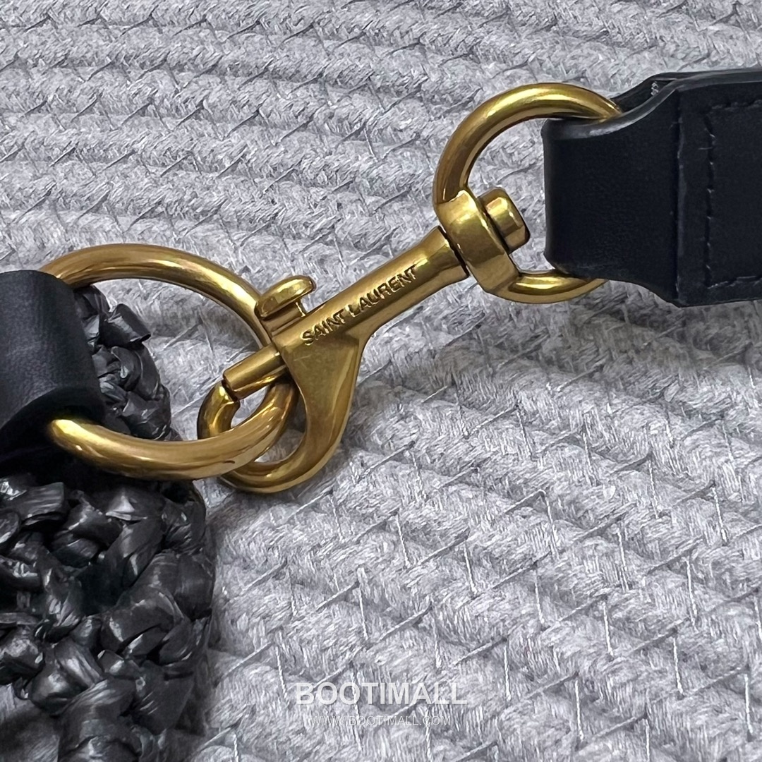 Saint Laurent Oxalis Raffia Woven Shoulder Bag 781289 생로랑 옥살리스 라피아 위븐 숄더백 40cm 12