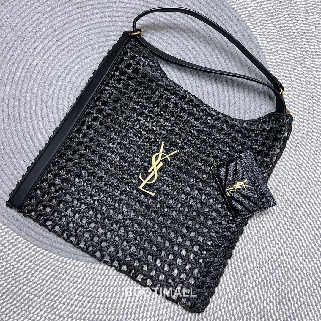 Saint Laurent Oxalis Raffia Woven Shoulder Bag 781289 생로랑 옥살리스 라피아 위븐 숄더백 40cm 13