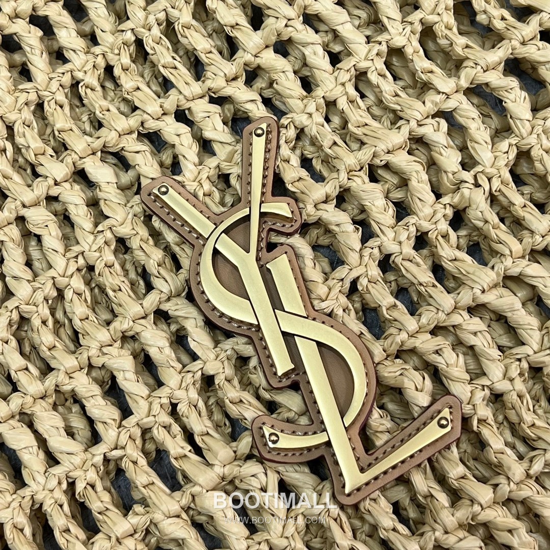 Saint Laurent Oxalis Raffia Woven Shoulder Bag 781289 생로랑 옥살리스 라피아 위븐 숄더백 40cm 12