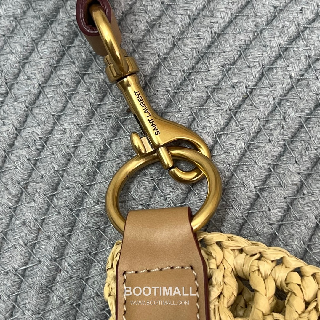 Saint Laurent Oxalis Raffia Woven Shoulder Bag 781289 생로랑 옥살리스 라피아 위븐 숄더백 40cm 13