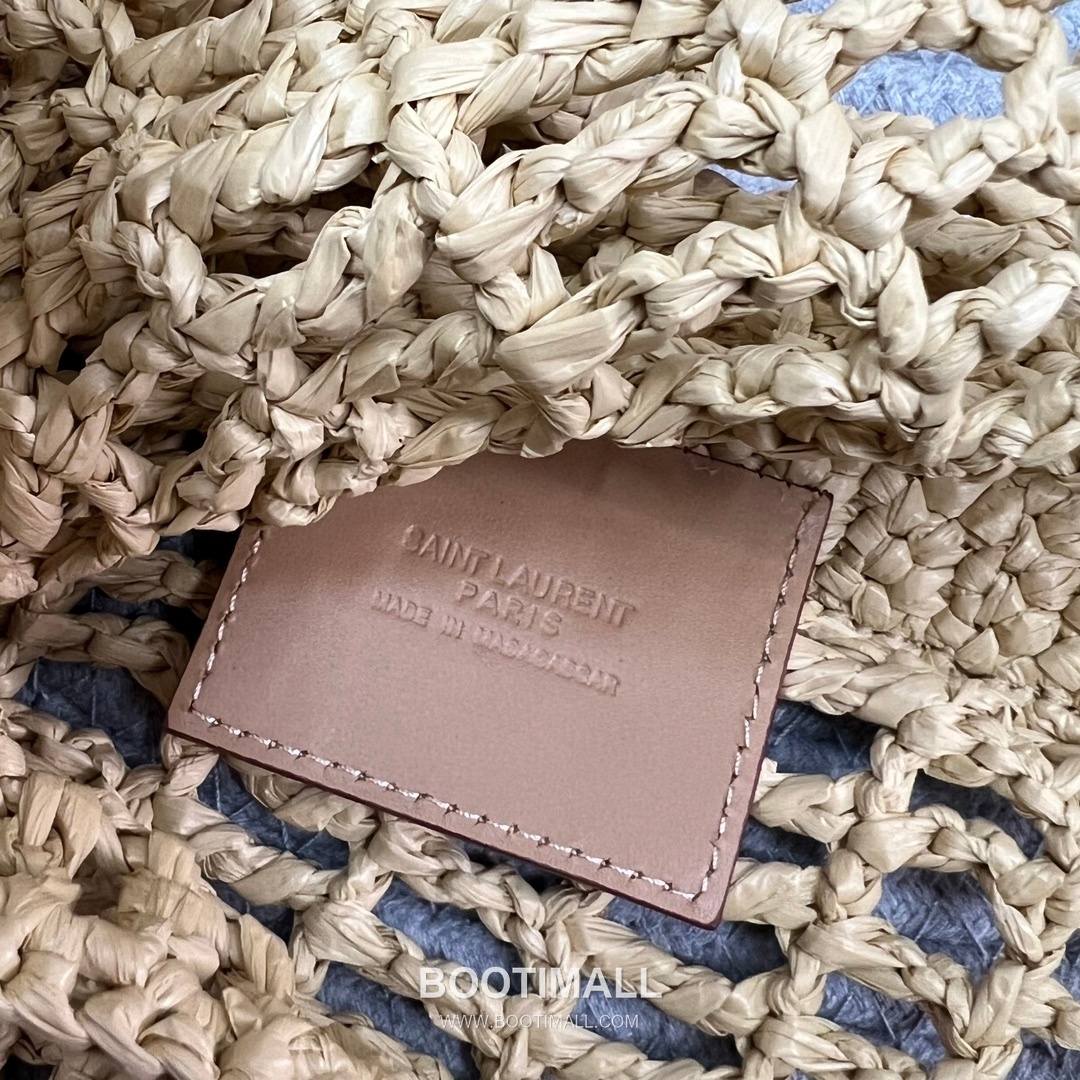Saint Laurent Oxalis Raffia Woven Shoulder Bag 781289 생로랑 옥살리스 라피아 위븐 숄더백 40cm 15