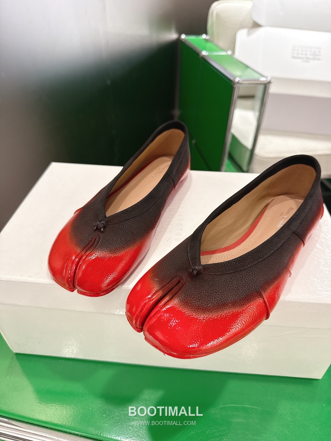 Maison Margiela Tabi Suede Leather Split Toe Ballet Flats 메종 마르지엘라 타비 스웨이드 레더 스플릿토 발레 플랫 슈즈 6