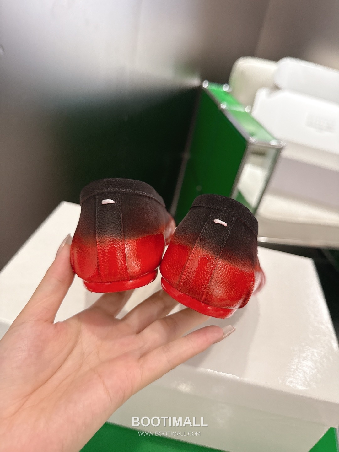 Maison Margiela Tabi Suede Leather Split Toe Ballet Flats 메종 마르지엘라 타비 스웨이드 레더 스플릿토 발레 플랫 슈즈 8