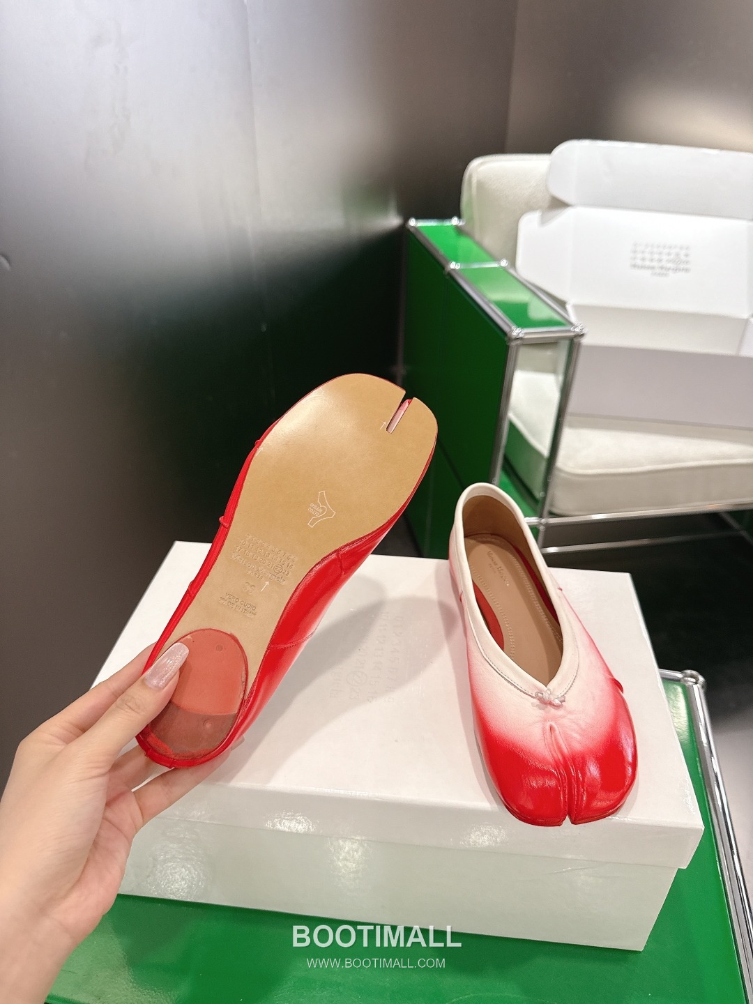 Maison Margiela Tabi Suede Leather Split Toe Ballet Flats 메종 마르지엘라 타비 스웨이드 레더 스플릿토 발레 플랫 슈즈 9