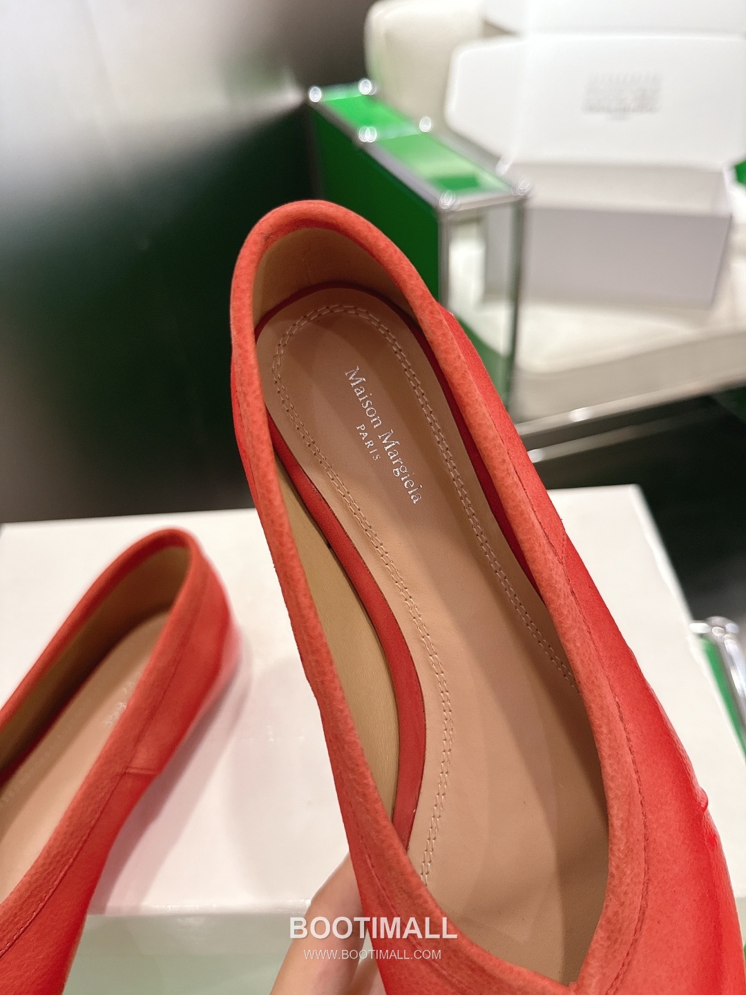 Maison Margiela Tabi Suede Leather Split Toe Ballet Flats 메종 마르지엘라 타비 스웨이드 레더 스플릿토 발레 플랫 슈즈 6