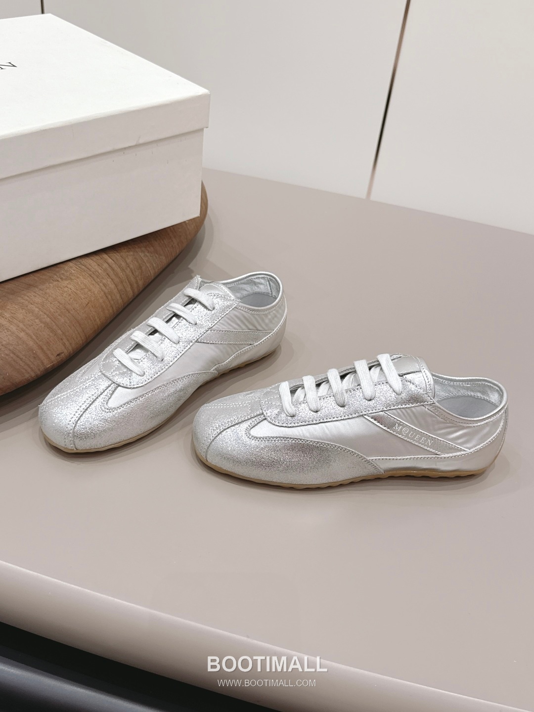 Alexander McQueen Boxe Leather Suede Nylon Chunky Sole Sneakers 알렉산더 맥퀸 박스 레더 스웨이드 나일론 청키솔 스니커즈 2