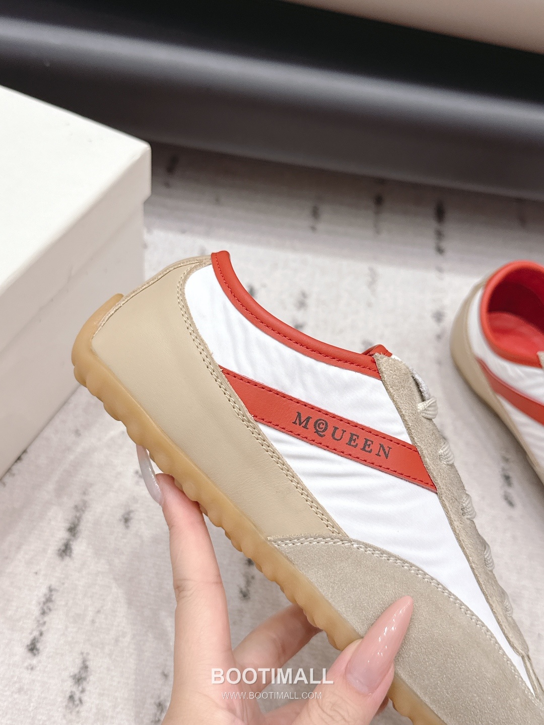 Alexander McQueen Boxe Leather Suede Nylon Chunky Sole Sneakers 알렉산더 맥퀸 박스 레더 스웨이드 나일론 청키솔 스니커즈 7