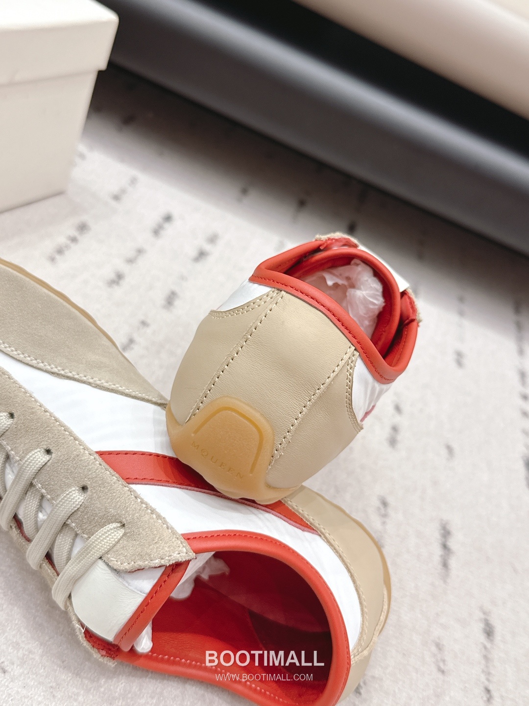 Alexander McQueen Boxe Leather Suede Nylon Chunky Sole Sneakers 알렉산더 맥퀸 박스 레더 스웨이드 나일론 청키솔 스니커즈 8