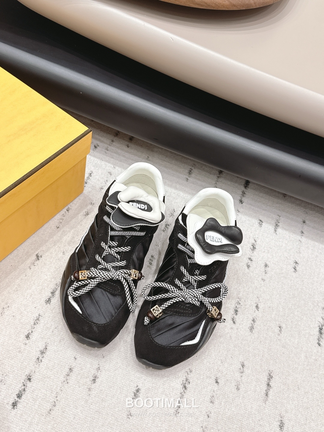 Fendi Match Leather Suede Nylon Chunky Sole Sneakers 펜디 매치 레더 스웨이드 나일론 청키솔 스니커즈 1