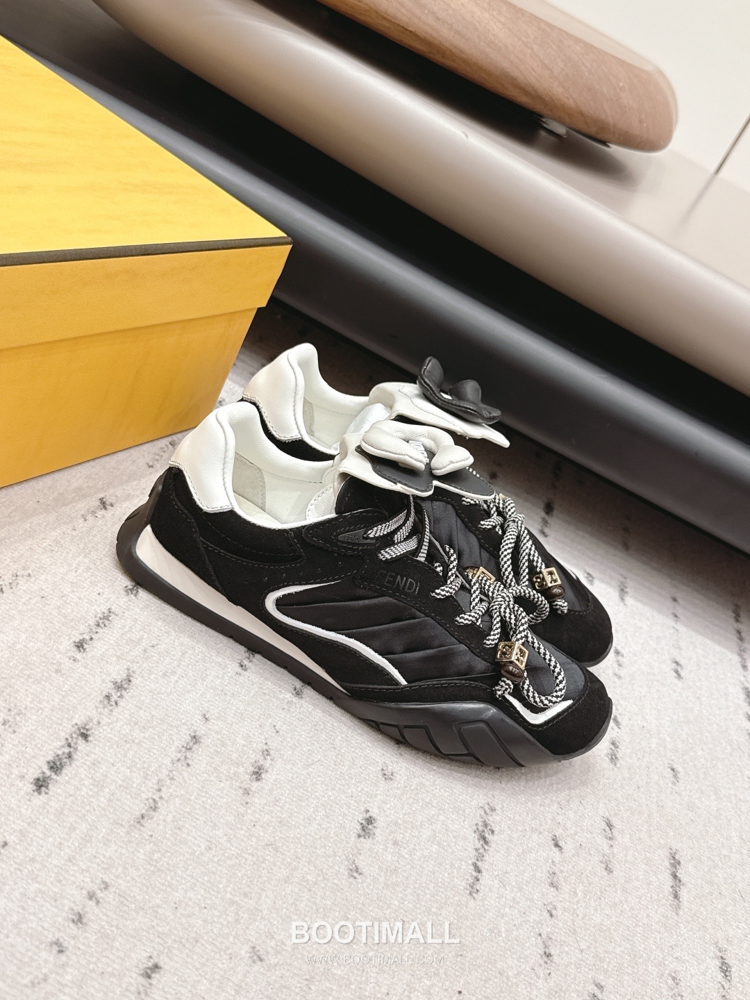 Fendi Match Leather Suede Nylon Chunky Sole Sneakers 펜디 매치 레더 스웨이드 나일론 청키솔 스니커즈 3