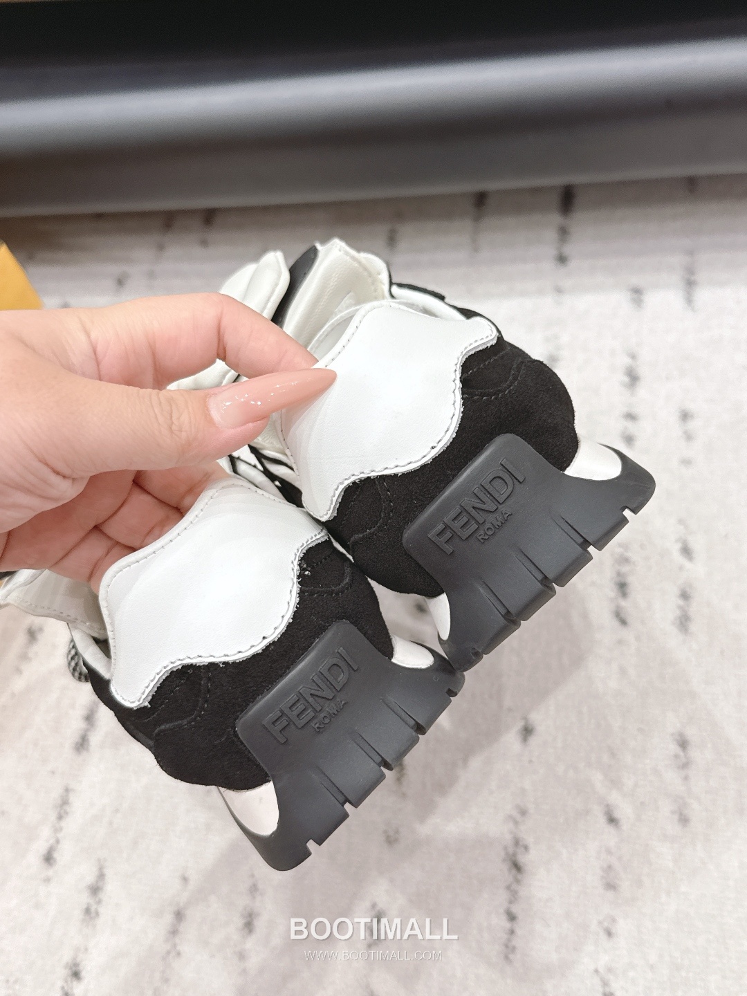 Fendi Match Leather Suede Nylon Chunky Sole Sneakers 펜디 매치 레더 스웨이드 나일론 청키솔 스니커즈 9