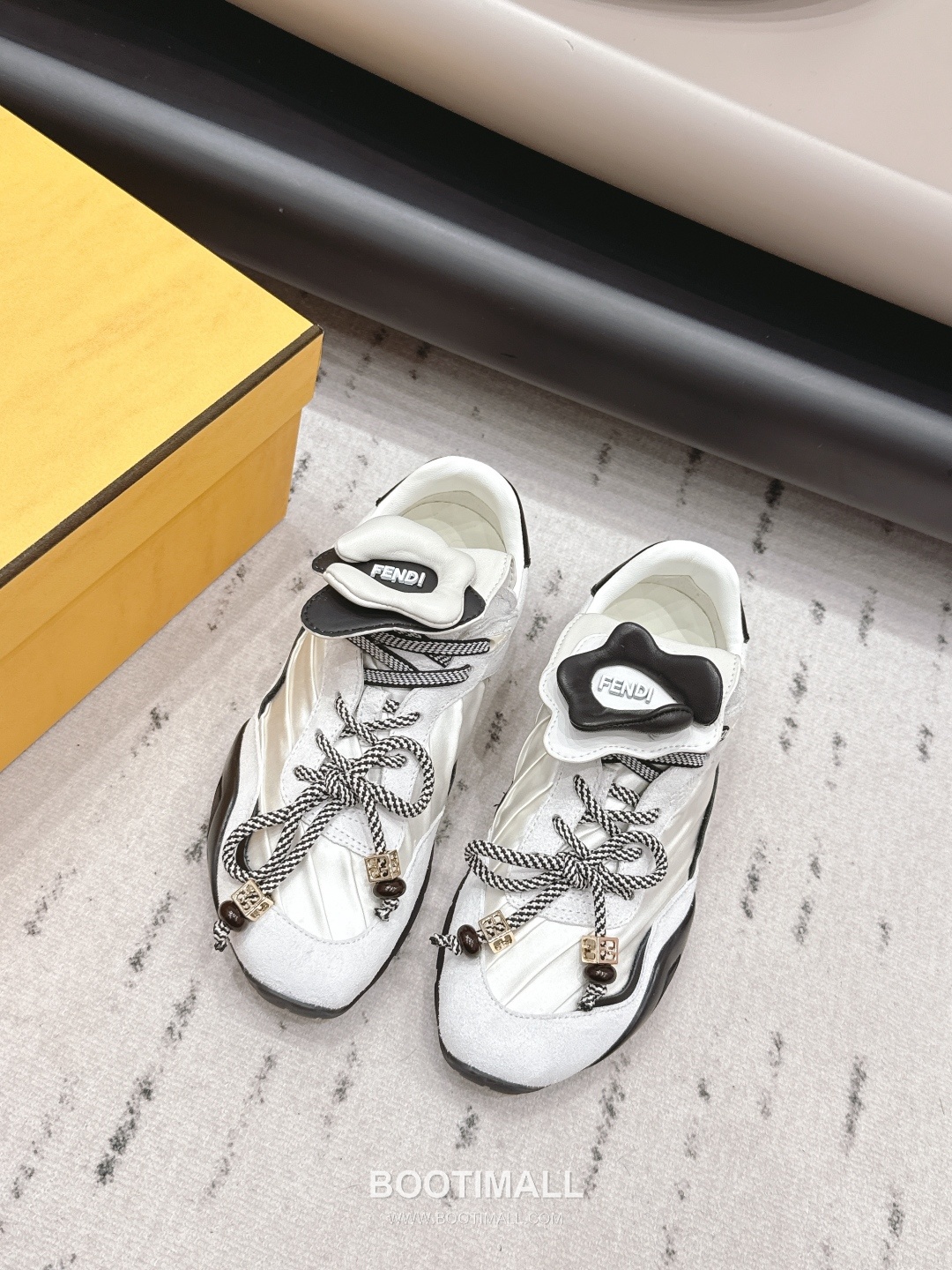 Fendi Match Leather Suede Nylon Chunky Sole Sneakers 펜디 매치 레더 스웨이드 나일론 청키솔 스니커즈 1