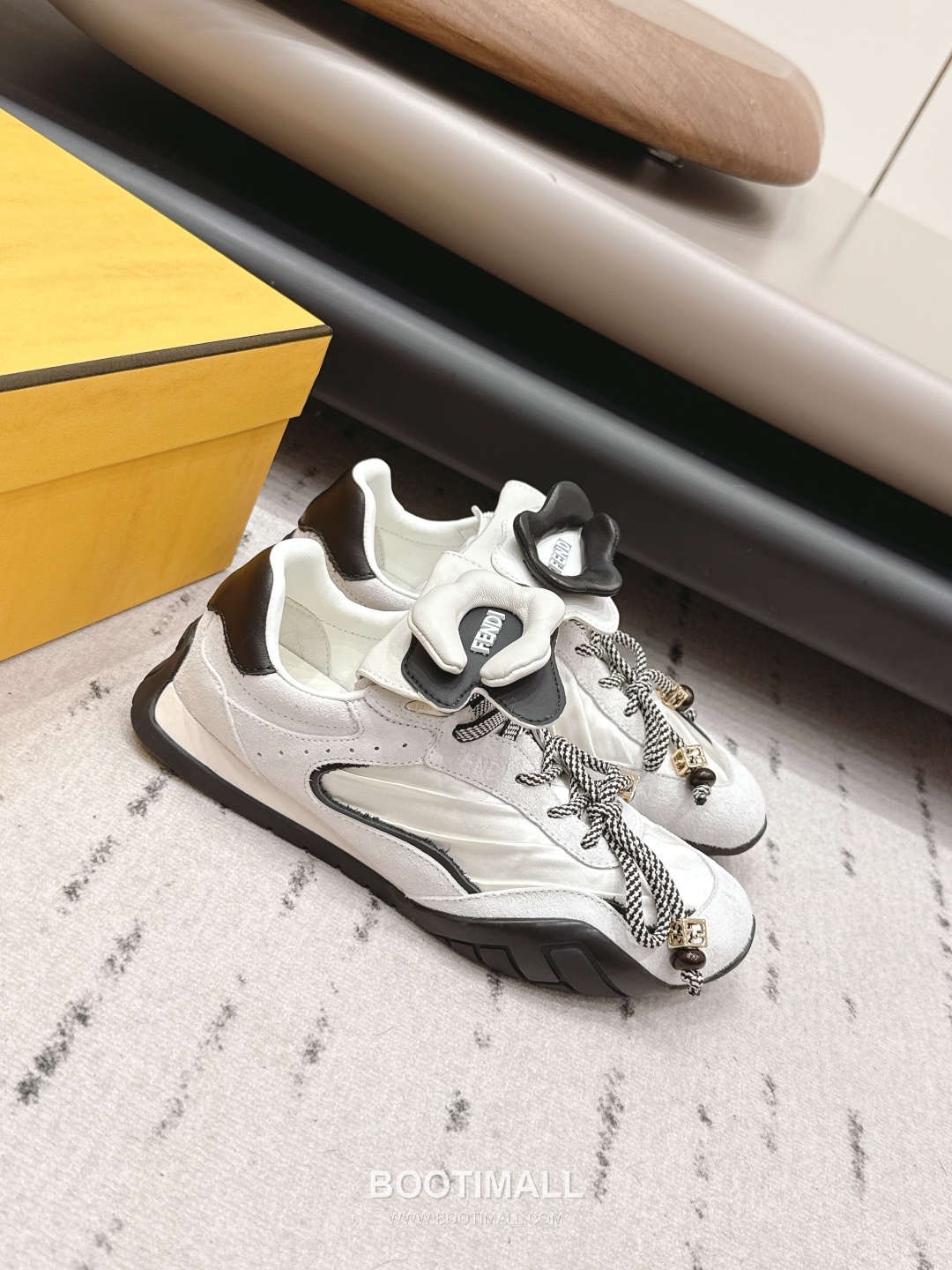 Fendi Match Leather Suede Nylon Chunky Sole Sneakers 펜디 매치 레더 스웨이드 나일론 청키솔 스니커즈 3