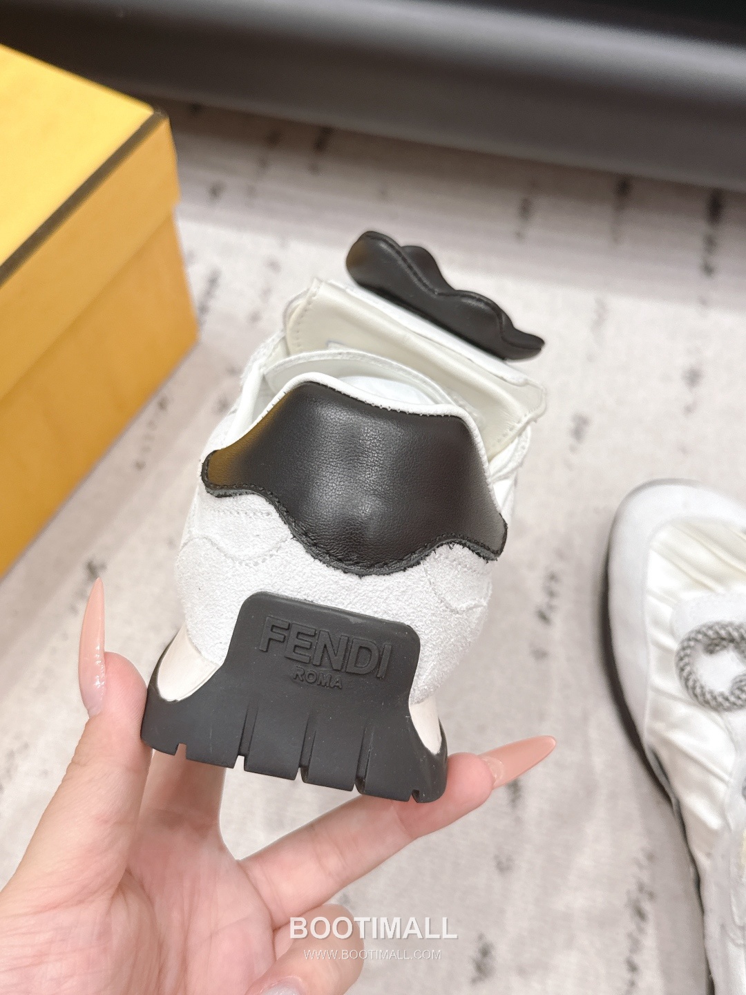 Fendi Match Leather Suede Nylon Chunky Sole Sneakers 펜디 매치 레더 스웨이드 나일론 청키솔 스니커즈 8