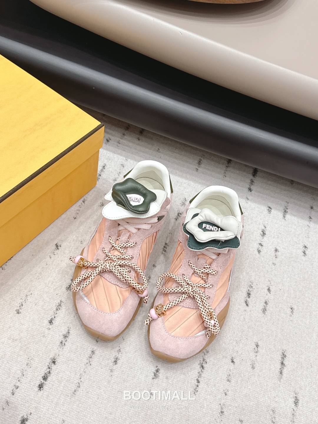 Fendi Match Leather Suede Nylon Chunky Sole Sneakers 펜디 매치 레더 스웨이드 나일론 청키솔 스니커즈 1