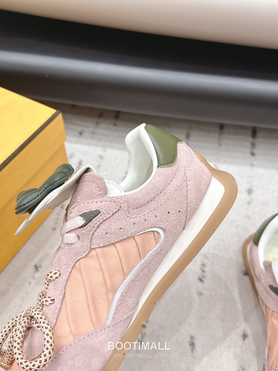 Fendi Match Leather Suede Nylon Chunky Sole Sneakers 펜디 매치 레더 스웨이드 나일론 청키솔 스니커즈 8