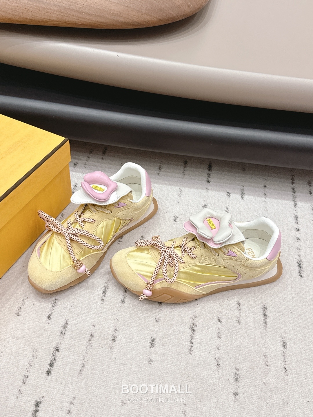 Fendi Match Leather Suede Nylon Chunky Sole Sneakers 펜디 매치 레더 스웨이드 나일론 청키솔 스니커즈 2