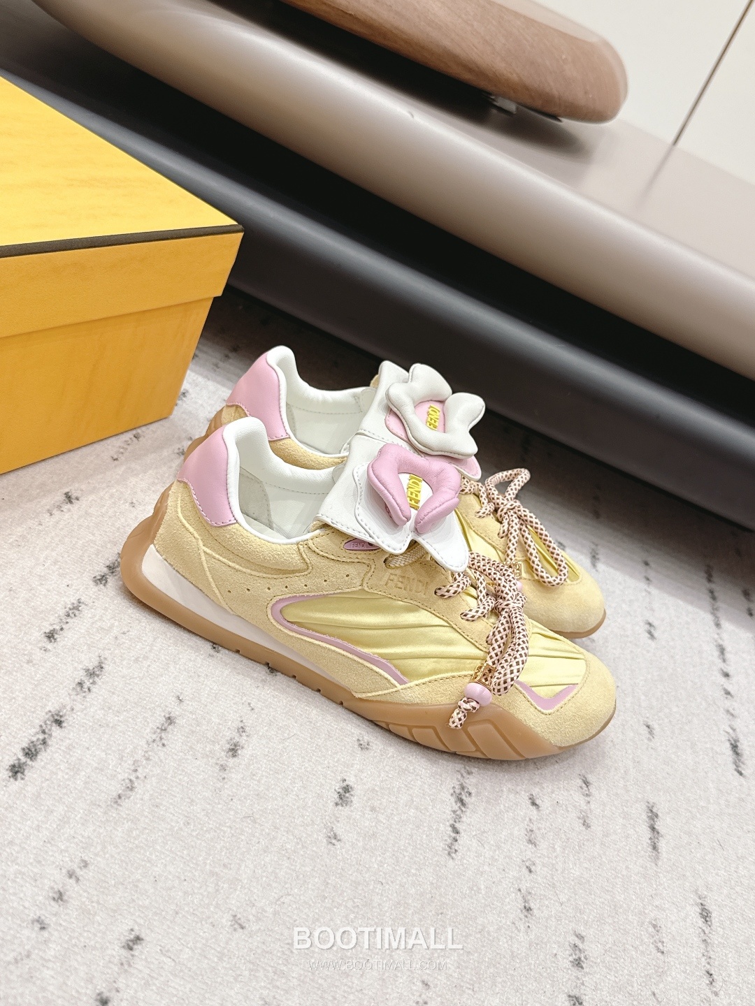 Fendi Match Leather Suede Nylon Chunky Sole Sneakers 펜디 매치 레더 스웨이드 나일론 청키솔 스니커즈 3