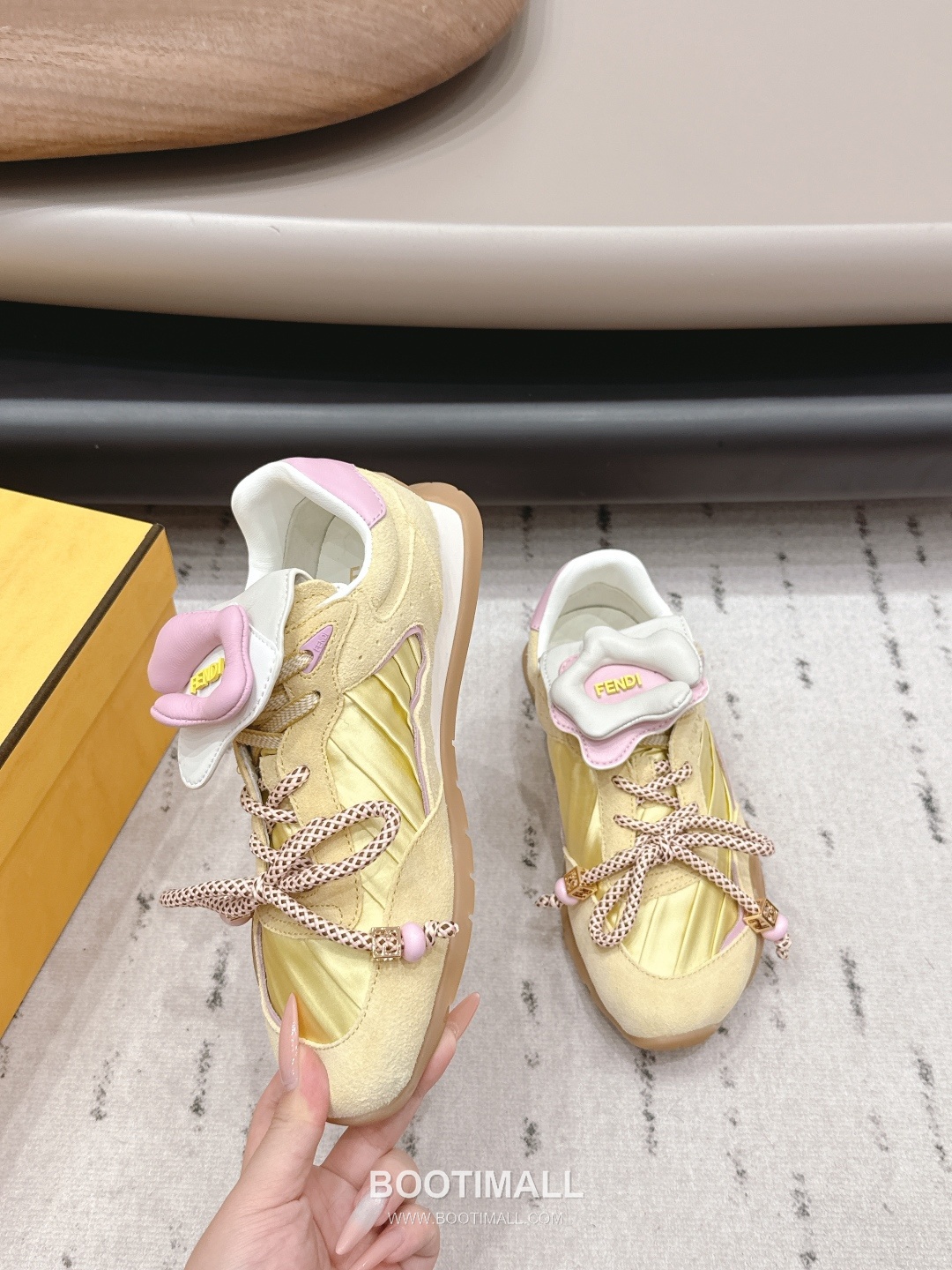 Fendi Match Leather Suede Nylon Chunky Sole Sneakers 펜디 매치 레더 스웨이드 나일론 청키솔 스니커즈 4