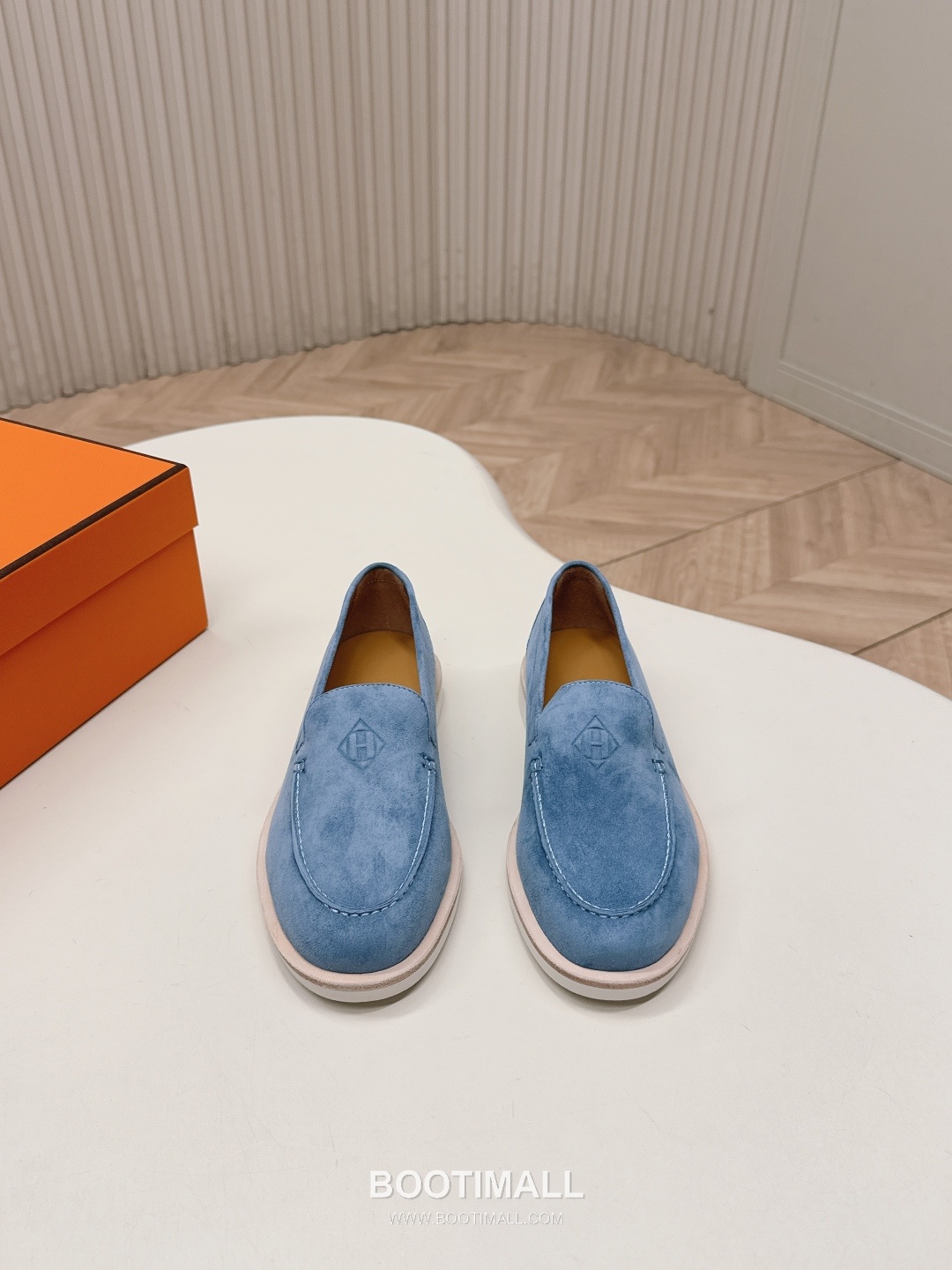 Hermès Paris Suede Leather Loafer Shoes 에르메스 파리 스웨이드 레더 로퍼 슈즈 1