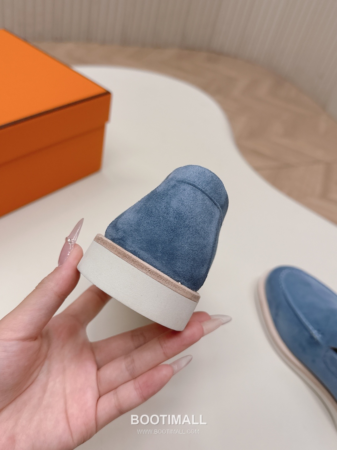 Hermès Paris Suede Leather Loafer Shoes 에르메스 파리 스웨이드 레더 로퍼 슈즈 3