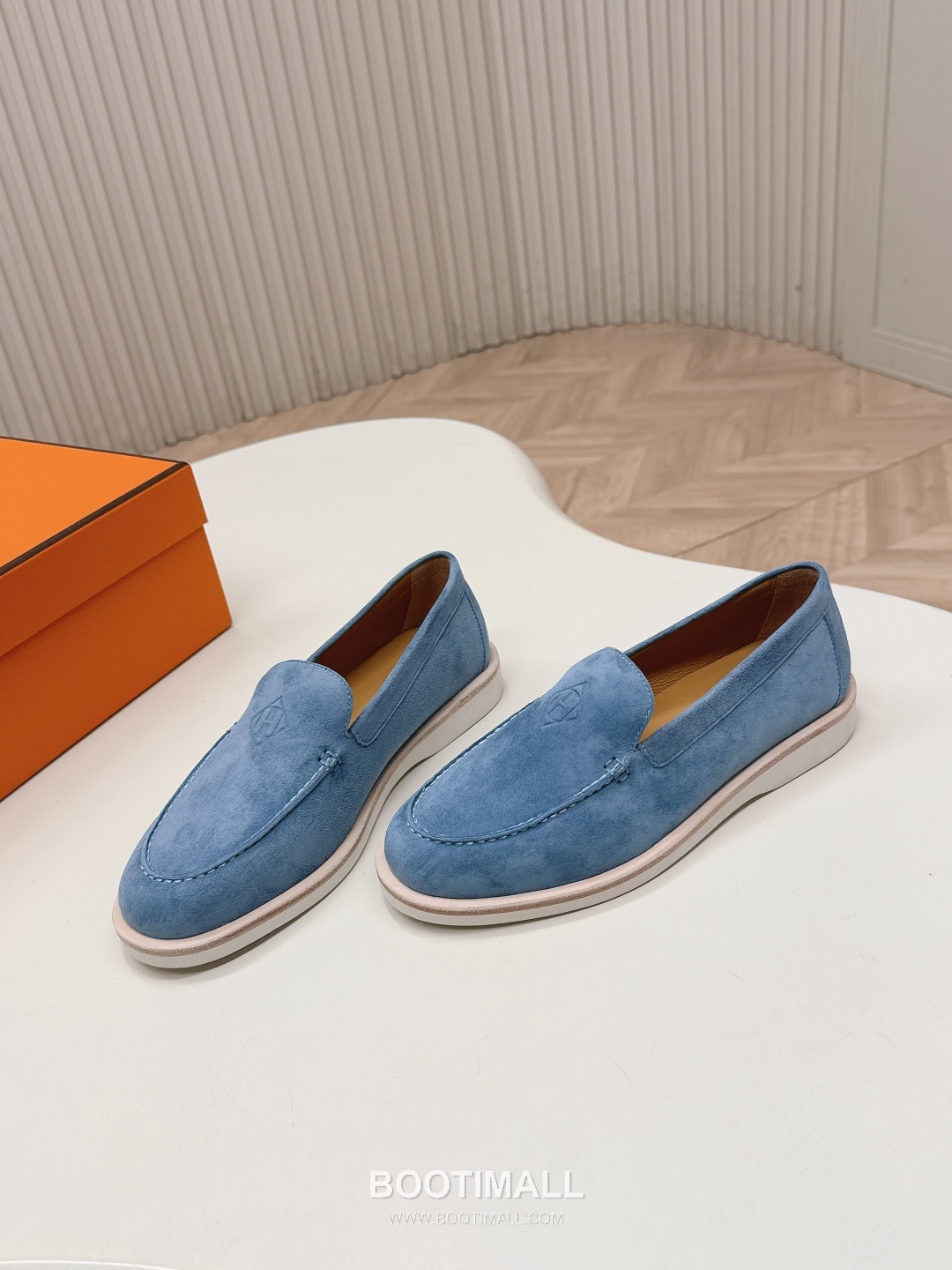 Hermès Paris Suede Leather Loafer Shoes 에르메스 파리 스웨이드 레더 로퍼 슈즈 6