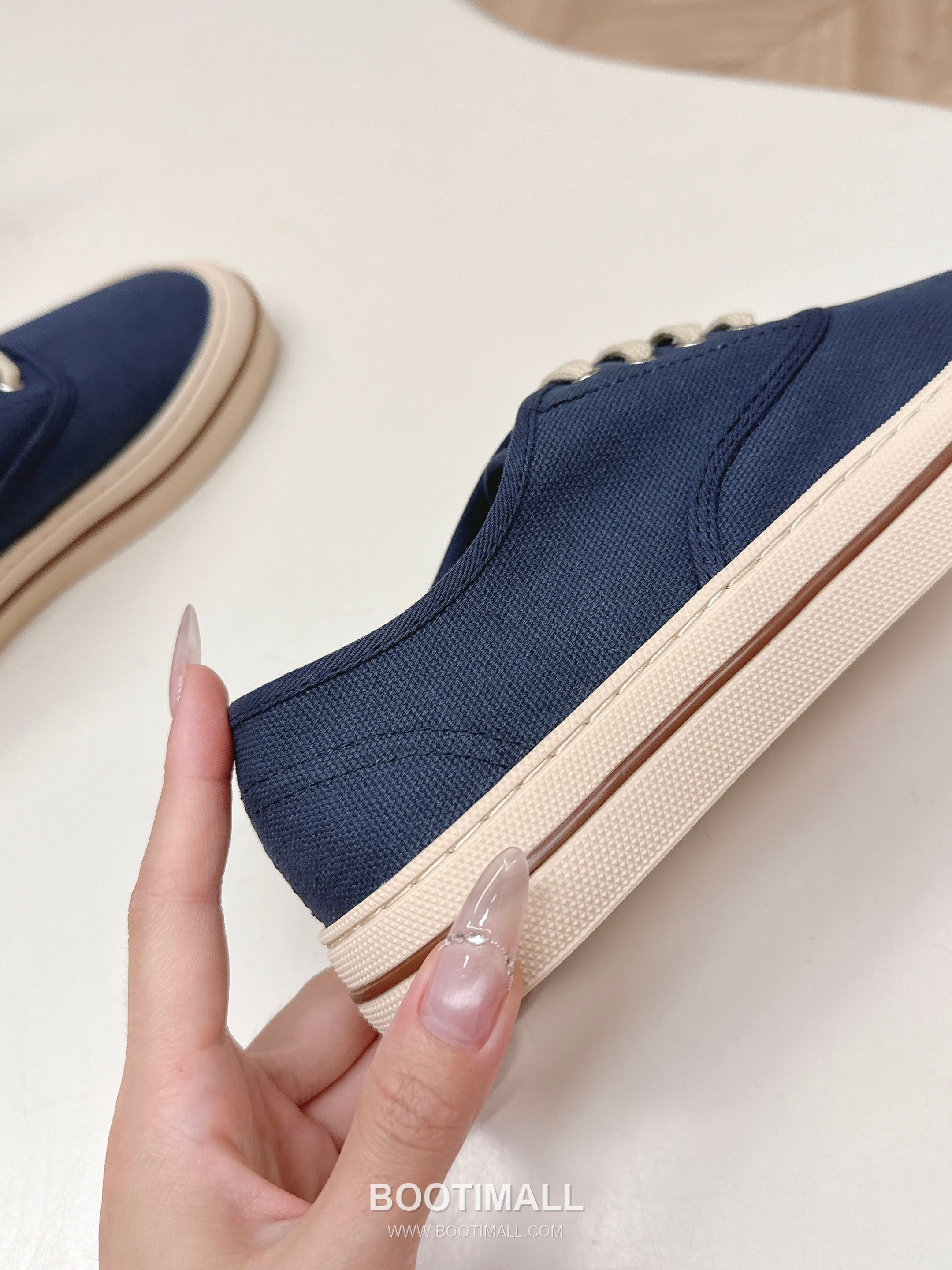 Loro Piana Canvas Low Top Sneakers 로로피아나 캔버스 로우탑 스니커즈 5