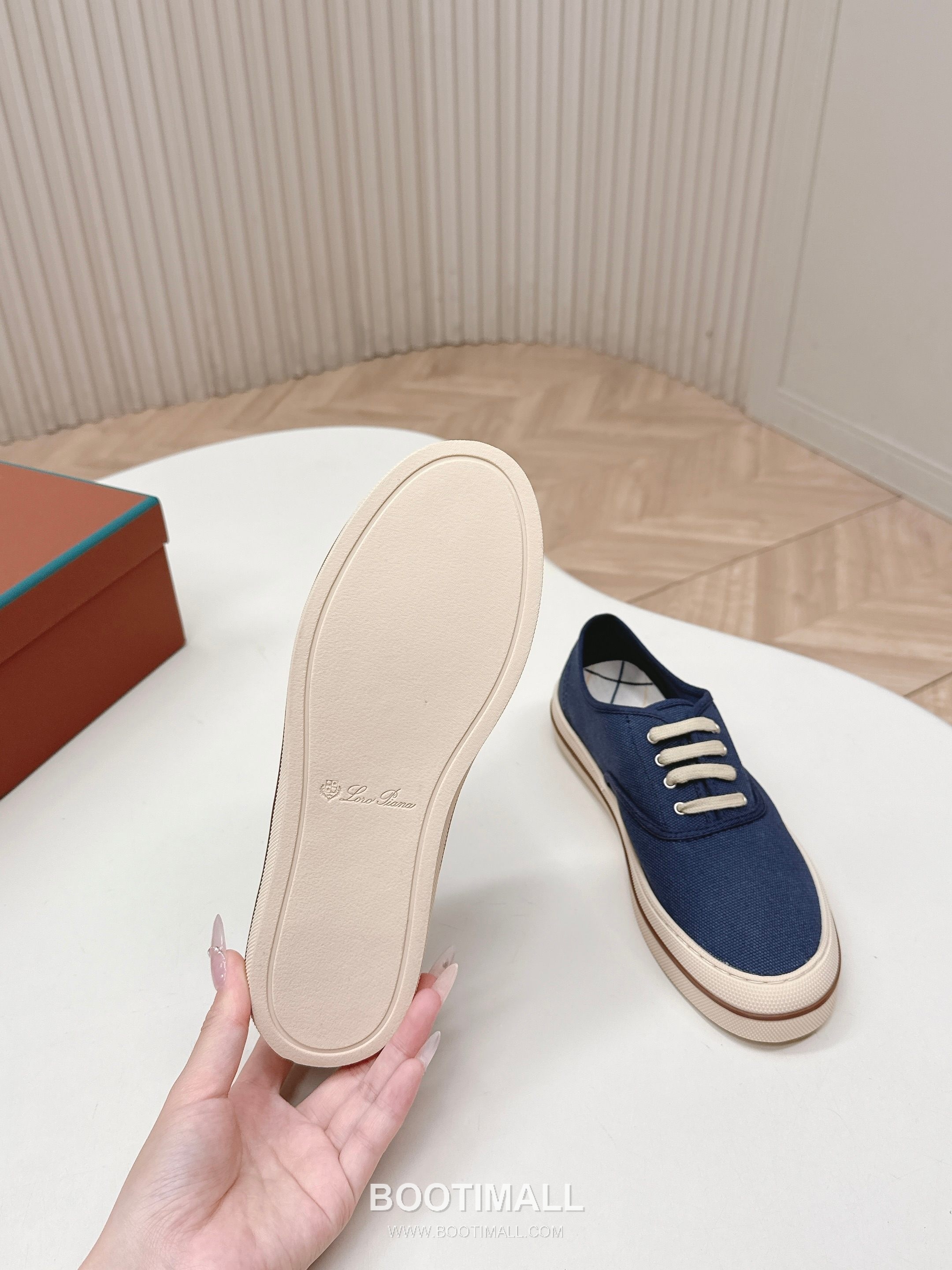 Loro Piana Canvas Low Top Sneakers 로로피아나 캔버스 로우탑 스니커즈 9