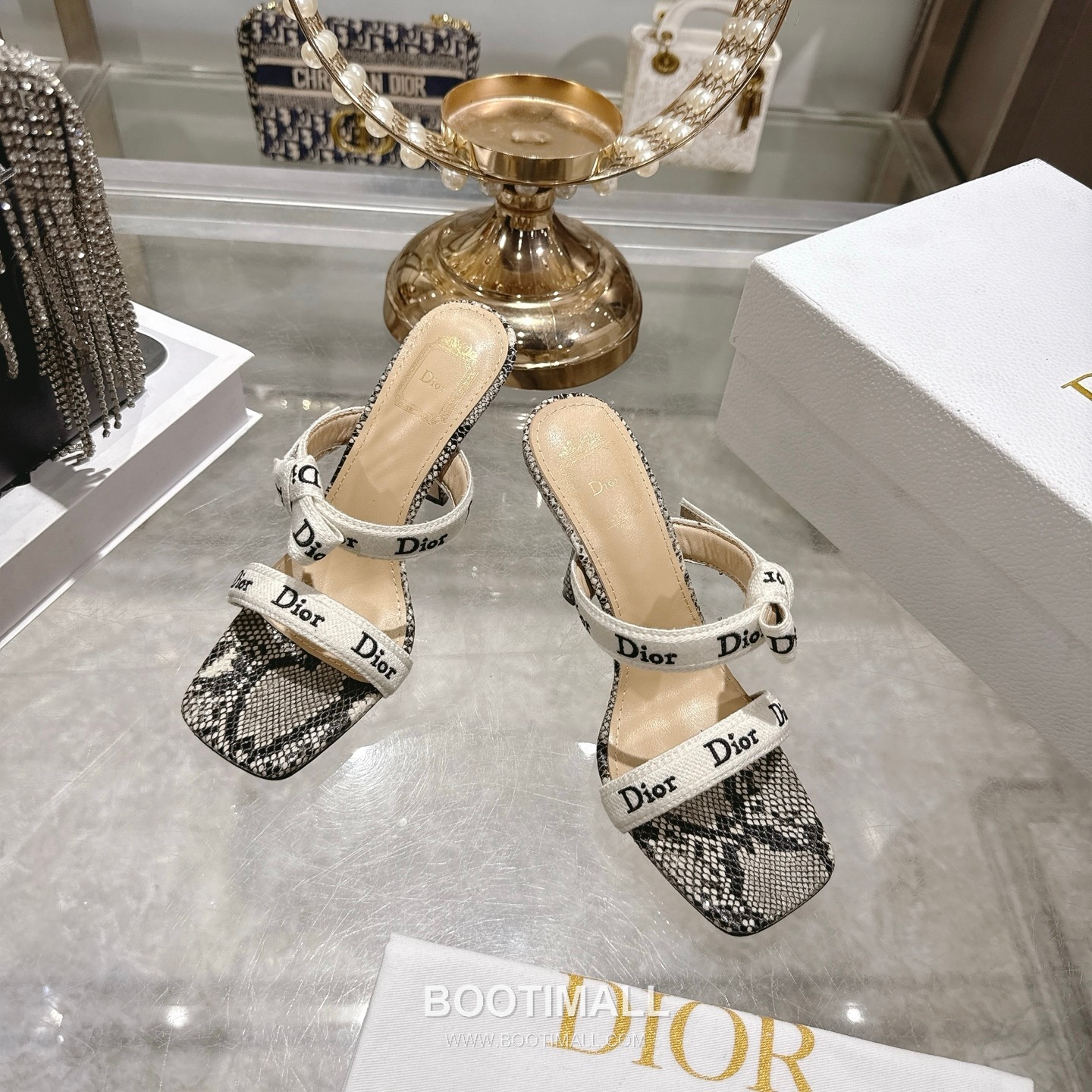 Dior J'Adior Embroidered Fabric Open Toe Heeled Sandals 디올 자디올 자수 패브릭 오픈토 힐 샌들 2