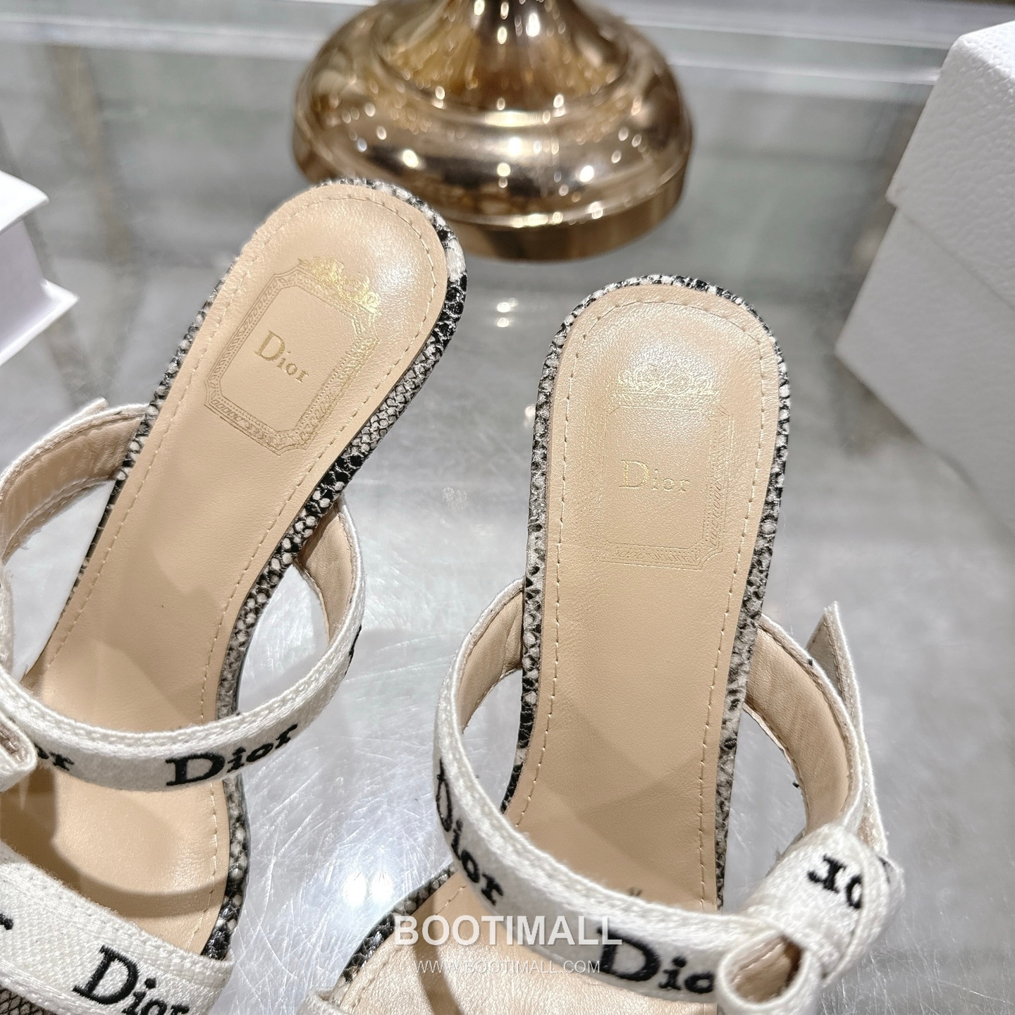 Dior J'Adior Embroidered Fabric Open Toe Heeled Sandals 디올 자디올 자수 패브릭 오픈토 힐 샌들 8