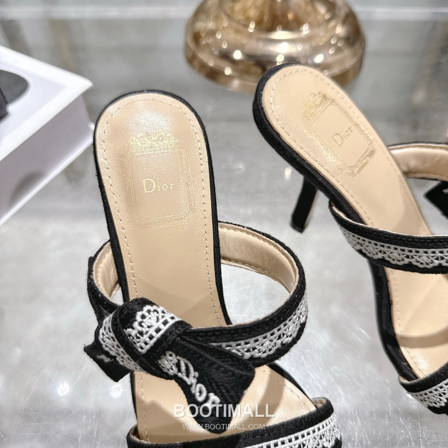 Dior J'Adior Embroidered Fabric Open Toe Heeled Sandals 디올 자디올 자수 패브릭 오픈토 힐 샌들 7
