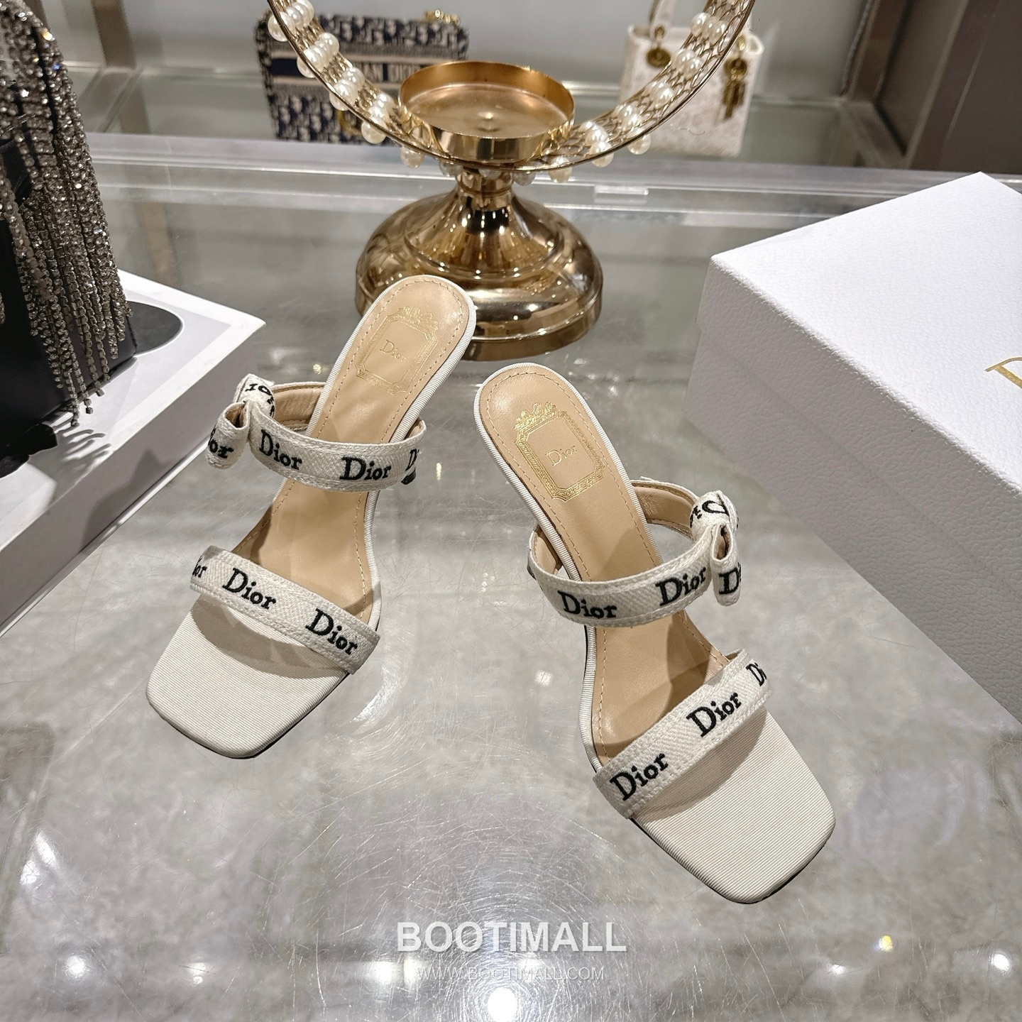 Dior J'Adior Embroidered Fabric Open Toe Heeled Sandals 디올 자디올 자수 패브릭 오픈토 힐 샌들 2