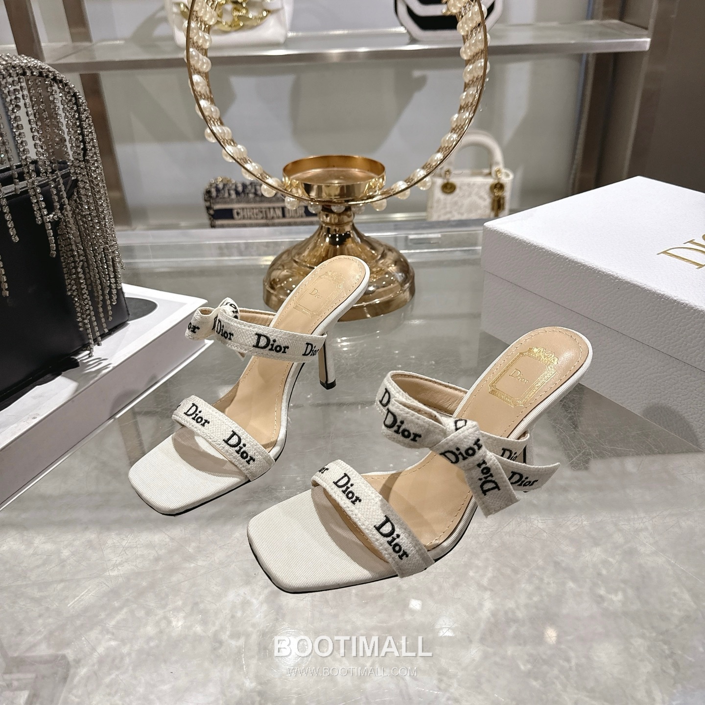 Dior J'Adior Embroidered Fabric Open Toe Heeled Sandals 디올 자디올 자수 패브릭 오픈토 힐 샌들 4