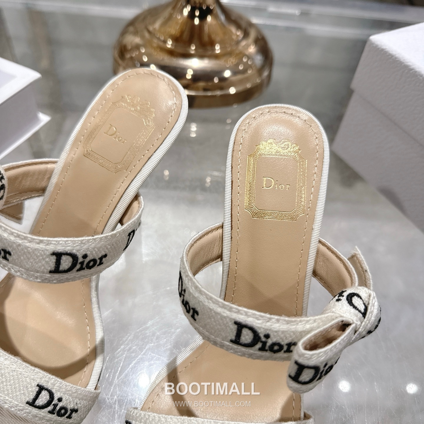 Dior J'Adior Embroidered Fabric Open Toe Heeled Sandals 디올 자디올 자수 패브릭 오픈토 힐 샌들 6
