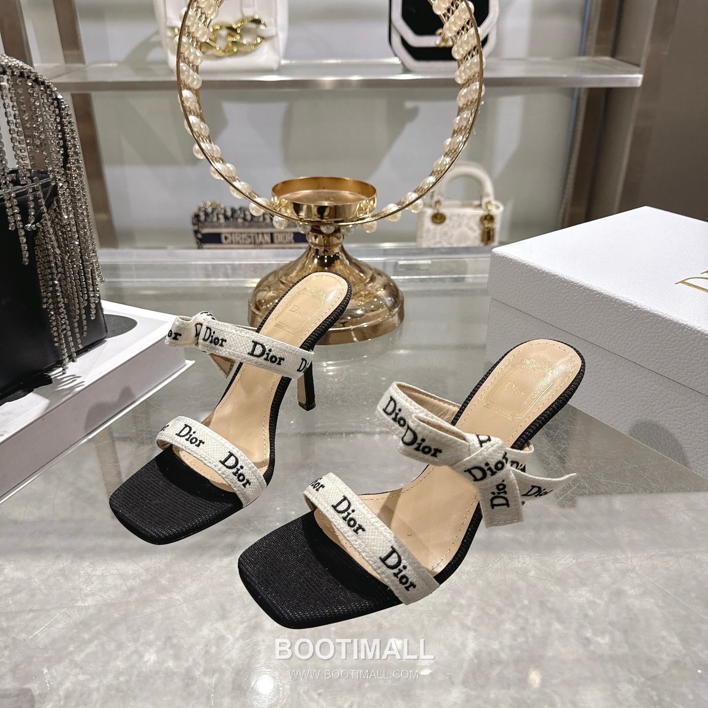 Dior J'Adior Embroidered Fabric Open Toe Heeled Sandals 디올 자디올 자수 패브릭 오픈토 힐 샌들 4