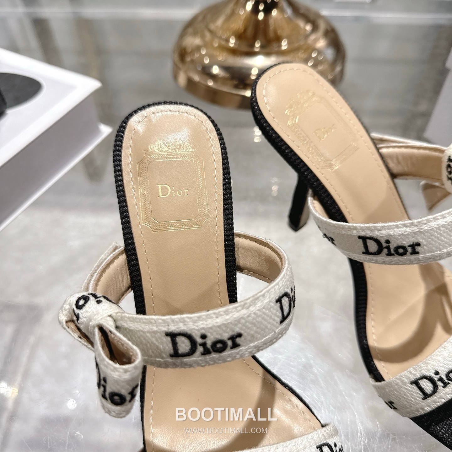 Dior J'Adior Embroidered Fabric Open Toe Heeled Sandals 디올 자디올 자수 패브릭 오픈토 힐 샌들 7